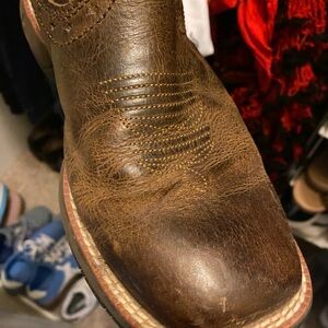 Shyanne Brown Leather Cowboy Boots